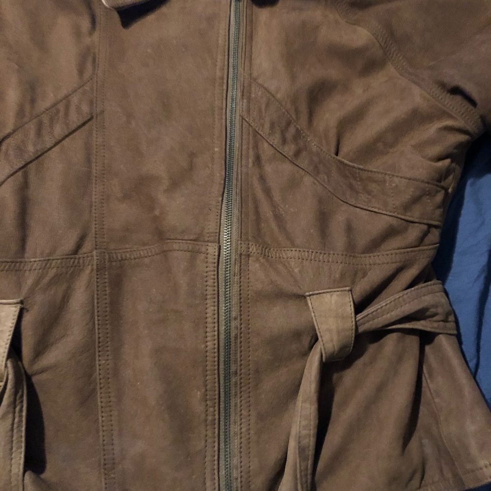 Woman’s soft leather jacket